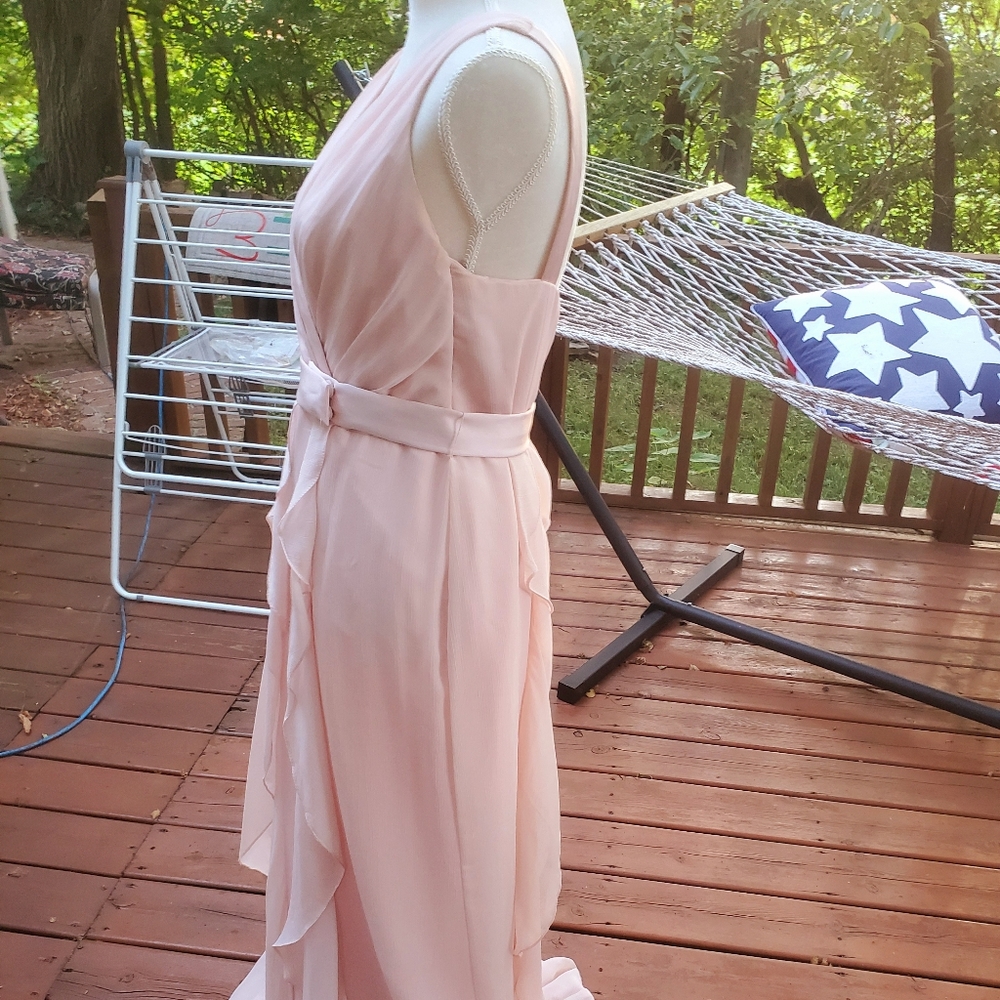White by Vera Wang Chiffon Dress - Picture 5 of 8
